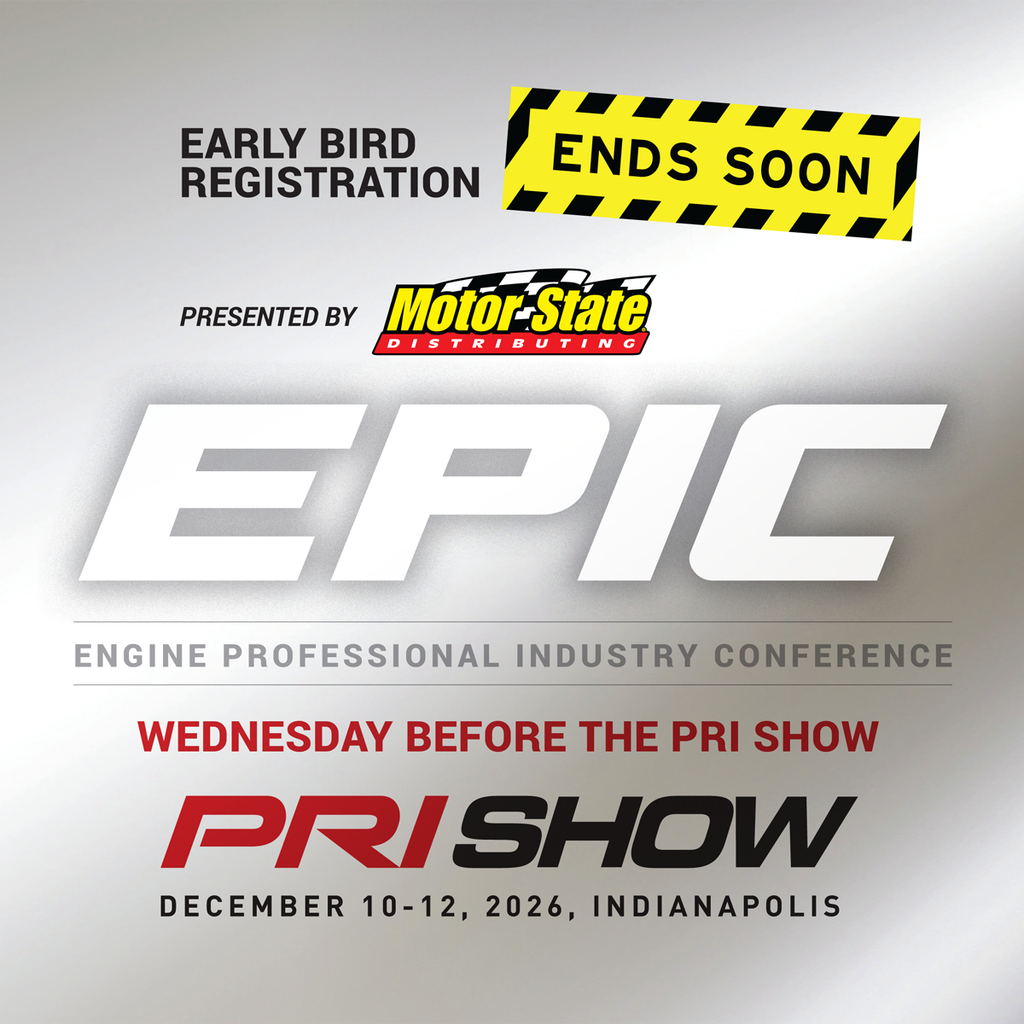 EPIC Engine Professional Industry Conference early bird registration ends soon