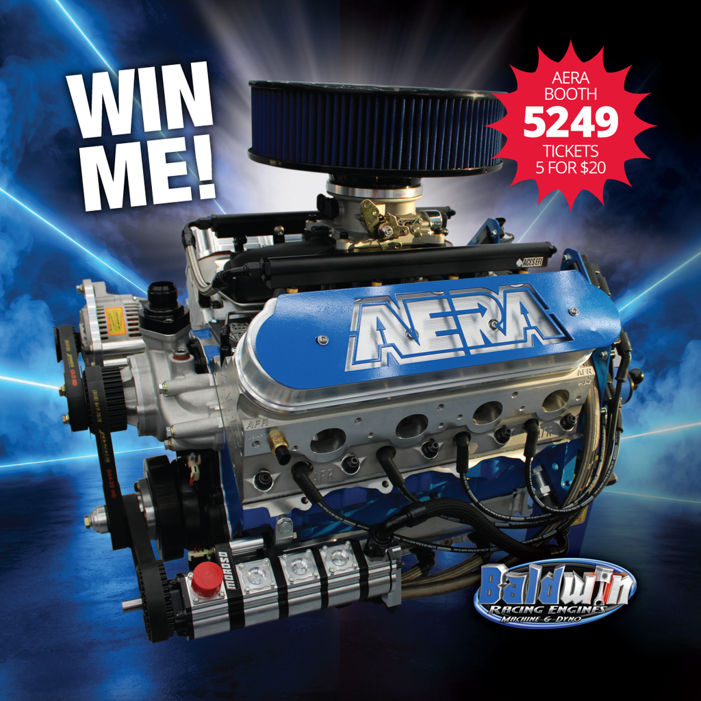 Win this Chevrolet 427 LS at PRI 2026, go to AERA Booth 5249. Tickets 5 for $20